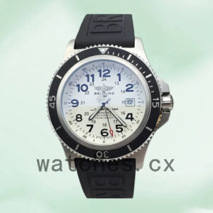 Breitling Superocean A17365 46mm Men’s White Dial Silver-tone Replica Watches