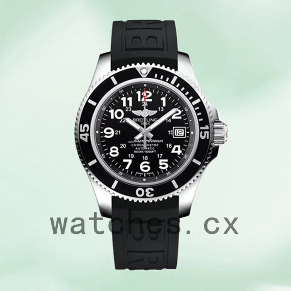 Breitling Superocean 46mm Men’s A17365C91B1S2 Silver-tone Replica Watches