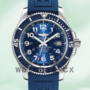 Breitling Superocean 46mm A17365D11C1S2 Men’s Blue Dial Rubber Band Replica Watches