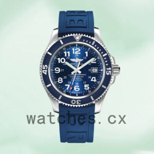 Breitling Superocean 46mm A17365D11C1S2 Men’s Blue Dial Rubber Band Replica Watches