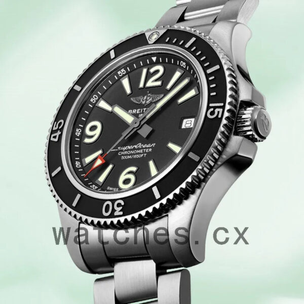 Breitling Superocean Men’s A17366021B1A1 46mm Bracelet Replica Watches - Image 3