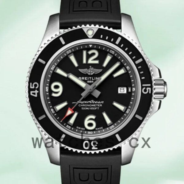 Breitling Superocean 46mm A17366021B1S1 Men’s Silver-tone Replica Watches