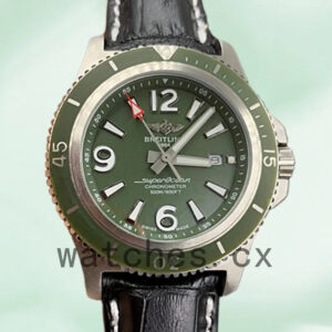Breitling Superocean 46mm Men’s A17367A11L1W1 Automatic Leather Strap Replica Watches