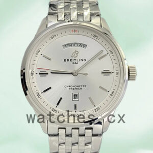 Breitling Premier A45340211G1X4-001 46mm Men’s Silver-tone White Dial Replica Watches