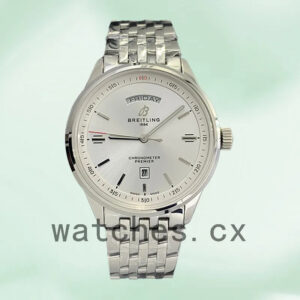Breitling Premier A45340211G1X4-001 46mm Men’s Silver-tone White Dial Replica Watches