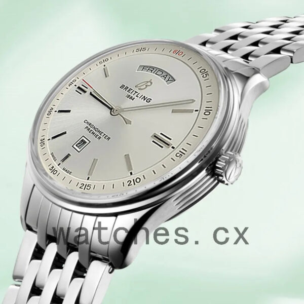 Breitling Premier A45340211G1X4-001 46mm Men’s Silver-tone White Dial Replica Watches