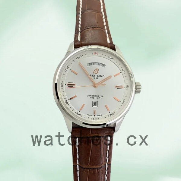 Breitling Premier A45340211G1X4-002 46mm Men’s White Dial Silver-tone Replica Watches
