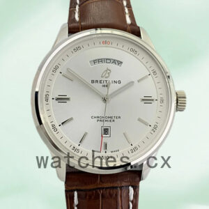 Breitling Premier 46mm A45340211G1X4 Men’s Automatic Leather Strap Replica Watches