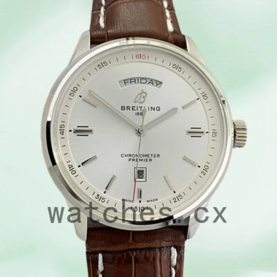 Breitling Premier 46mm A45340211G1X4 Men’s Automatic Leather Strap Replica Watches