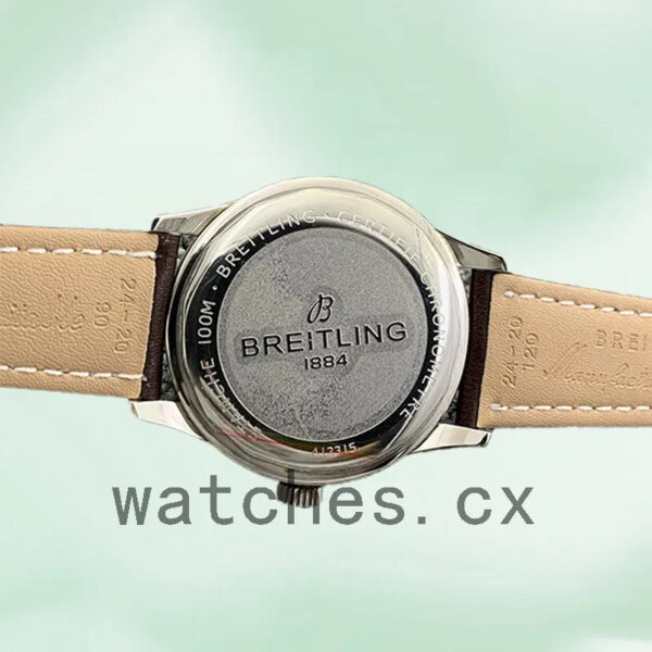 Breitling Premier 46mm A45340211G1X4 Men’s Automatic Leather Strap Replica Watches - Image 3