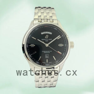 Breitling Premier A45340241B1X3-001 46mm Men’s Silver-tone Black Dial Replica Watches