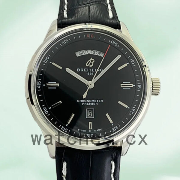 Breitling Premier 46mm Men’s A45340241B1X3 Automatic Silver-tone Replica Watches