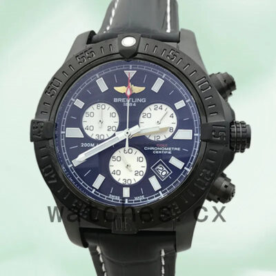 Breitling Colt 46mm A7338811.BD43-001 Men’s Leather Strap Black Dial Replica Watches