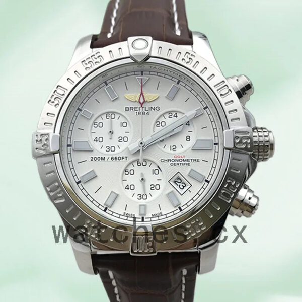 Breitling Colt A7338811.G790-001 46mm Men’s White Dial Silver-tone Replica Watches