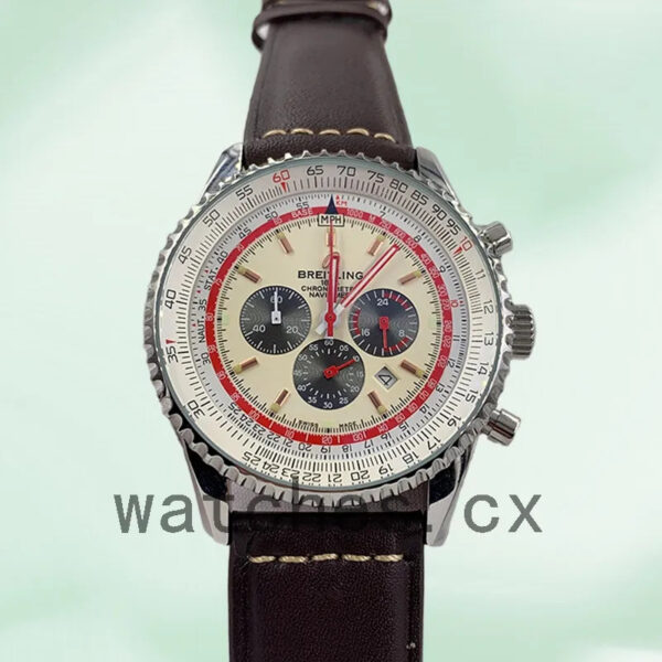 Breitling Navitimer Men’s 46mm AB01219A1G1X1 Quartz/Automatic White Dial Replica Watches