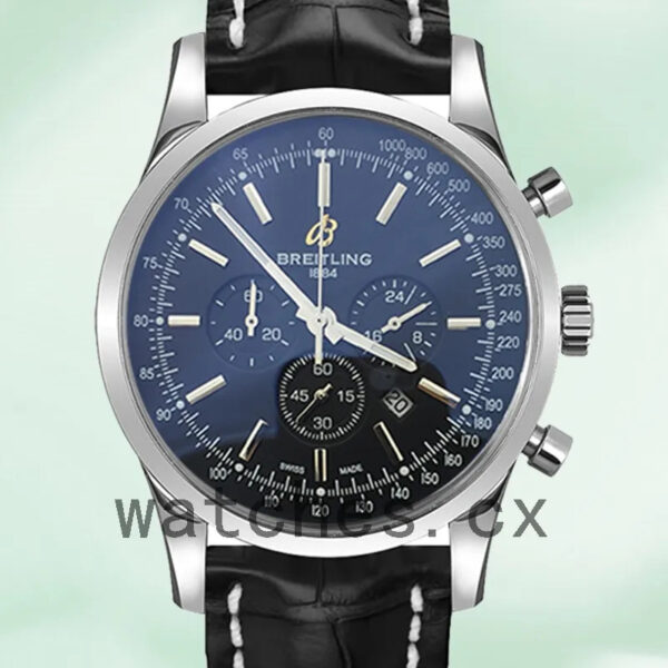 Breitling Transocean Men’s AB015212 46mm Leather Strap Quartz/Automatic Replica Watches