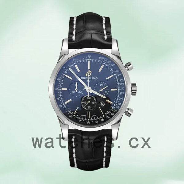Breitling Transocean Men’s AB015212 46mm Leather Strap Quartz/Automatic Replica Watches