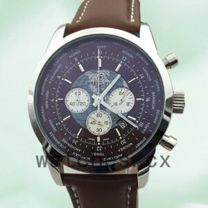 Breitling Transocean AB0510U4 46mm Men’s Brown Dial Silver-tone Replica Watches