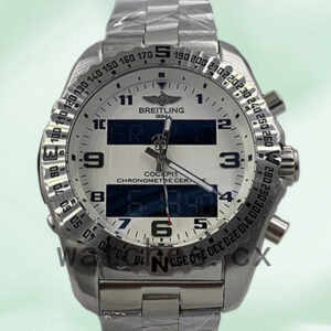 Breitling Professional Men’s 46mm EB5010-003 Bracelet Silver-tone Replica Watches
