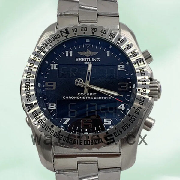 Breitling Professional 46mm Men’s EB5010221B1E1 Silver-tone Black Dial Replica Watches