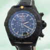 Breitling Chronomat Men’s MB0111C3 46mm Black Dial Leather Strap Replica Watches