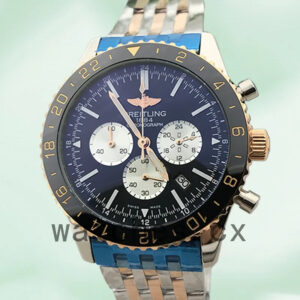 Breitling Chronoliner 46mm Men’s RB046116-002 Silver-tone Bracelet Replica Watches