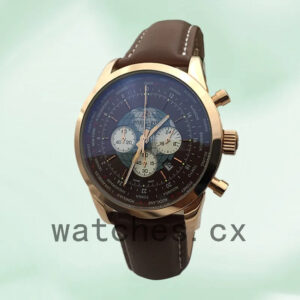 Breitling Transocean RB0510U4 46mm Men’s Quartz/Automatic Brown Dial Replica Watches
