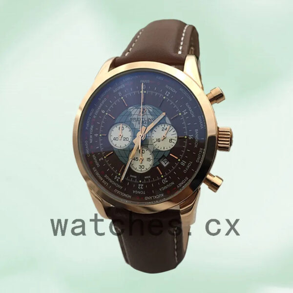 Breitling Transocean RB0510U4 46mm Men’s Quartz/Automatic Brown Dial Replica Watches