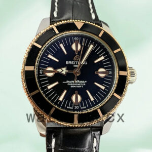Replica Watches Breitling Superocean Heritage Men’s 46mm U10370121B1X1 Leather Strap Black Dial