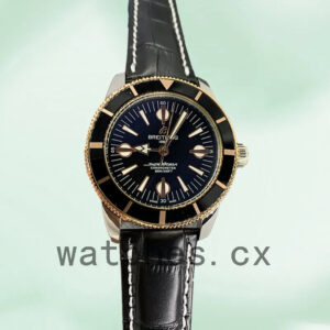 Replica Watches Breitling Superocean Heritage Men’s 46mm U10370121B1X1 Leather Strap Black Dial