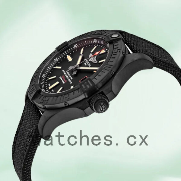 Breitling Avenger Men’s 46mm V17311101B1W1 Strap Black-tone Replica Watches
