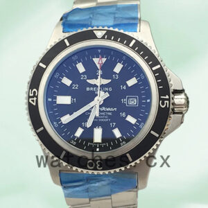 Breitling Superocean 46mm Men’s Y17393101B1A1 Black Dial Silver-tone Replica Watches