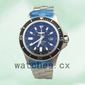 Breitling Superocean 46mm Men’s Y17393101B1A1 Black Dial Silver-tone Replica Watches