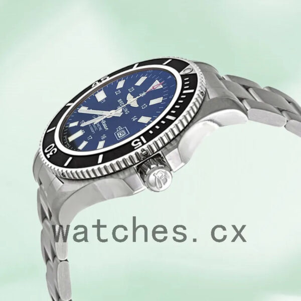 Breitling Superocean 46mm Men’s Y17393101B1A1 Black Dial Silver-tone Replica Watches - Image 3