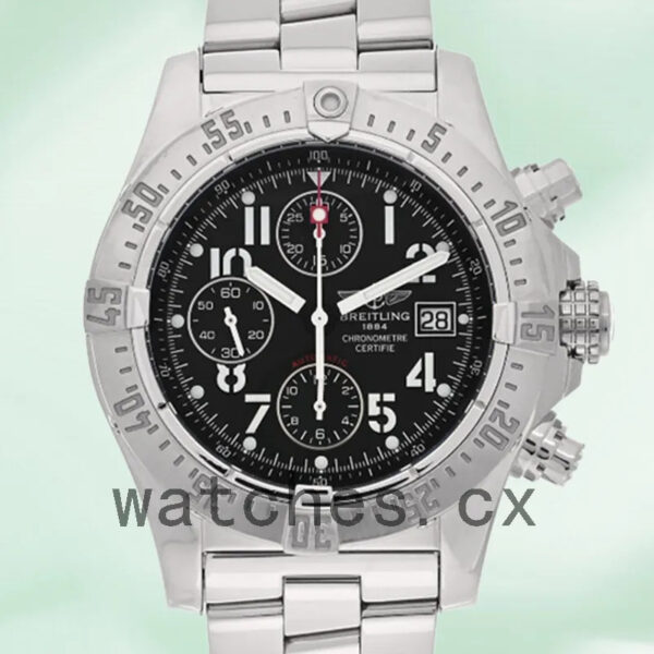 Breitling Avenger A13380 46mm Men’s Silver-tone Replica Watches