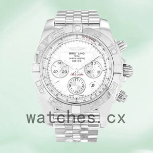 Breitling Chronomat 43mm AB0110 Men’s Silver-tone White Dial Replica Watches
