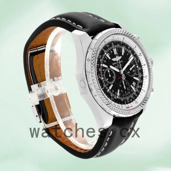 Breitling Bentley Men’s 46mm A25362-001 Quartz/Automatic Leather Strap Replica Watches