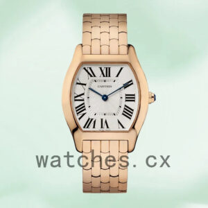 Cartier Tortue W1556366 30mm Ladies Rose Gold-tone Replica Watches