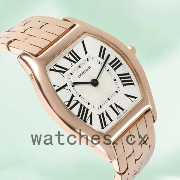 Cartier Tortue W1556366 30mm Ladies Rose Gold-tone Replica Watches