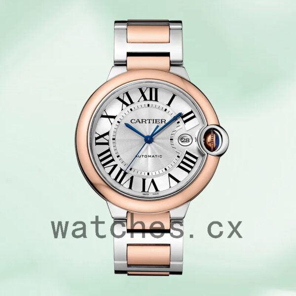 Cartier Ballon Bleu Unisex W2BB0034 36mm/42mm Silver-tone Silver Dial Replica Watches - Image 2