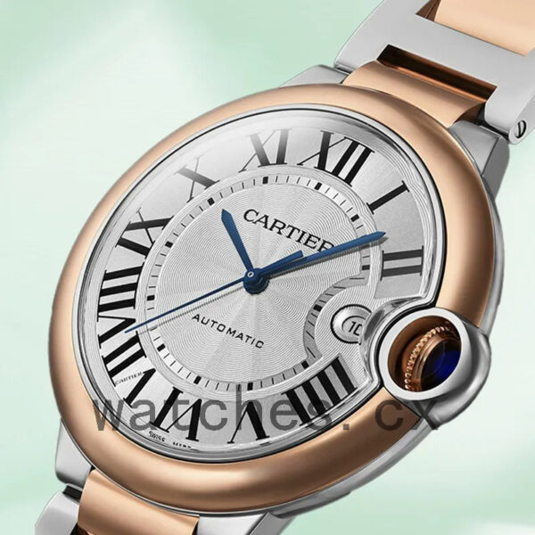 Cartier Ballon Bleu Unisex W2BB0034 36mm/42mm Silver-tone Silver Dial Replica Watches - Image 3