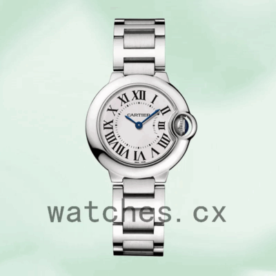 Cartier Ballon Bleu Ladies W69010Z4 28mm/33mm/36mm Silver White Dial Replica Watches