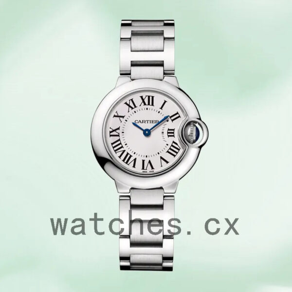 Cartier Ballon Bleu Ladies W69010Z4 28mm/33mm/36mm Silver White Dial Replica Watches