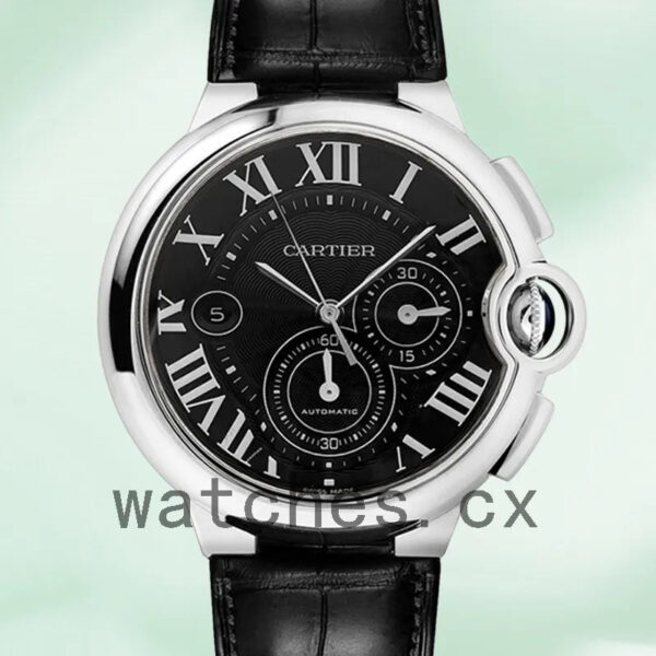 Cartier Ballon Bleu 47mm W6920052 Men’s Silver-tone Replica Watches
