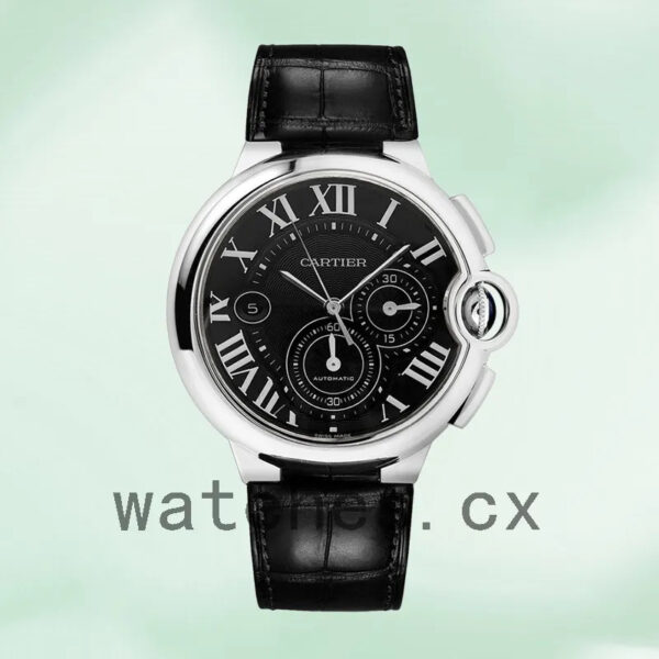 Cartier Ballon Bleu 47mm W6920052 Men’s Silver-tone Replica Watches - Image 2