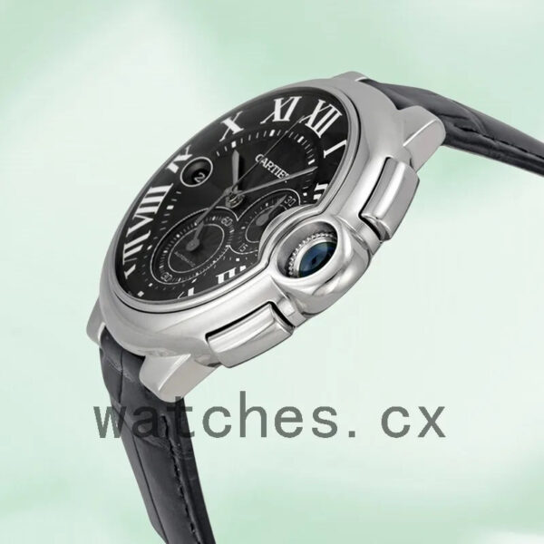 Cartier Ballon Bleu 47mm W6920052 Men’s Silver-tone Replica Watches - Image 3