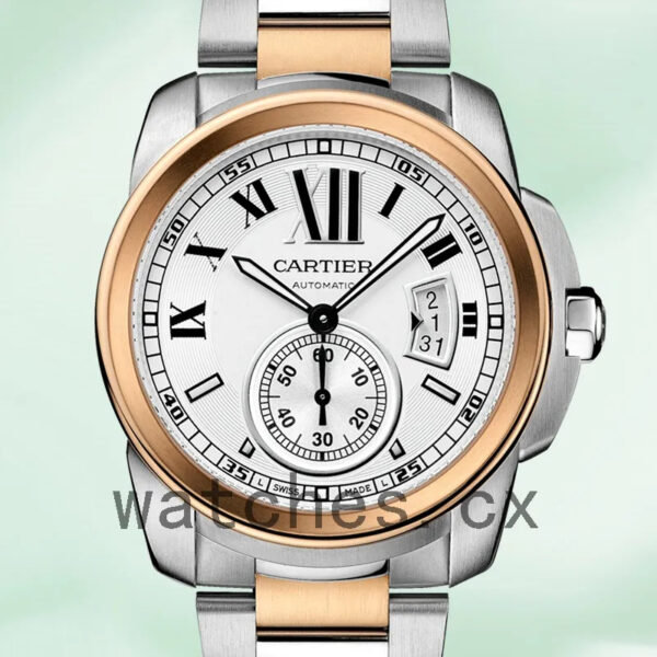 Cartier Calibre 42mm Men’s W7100036 Bracelet Automatic Replica Watches