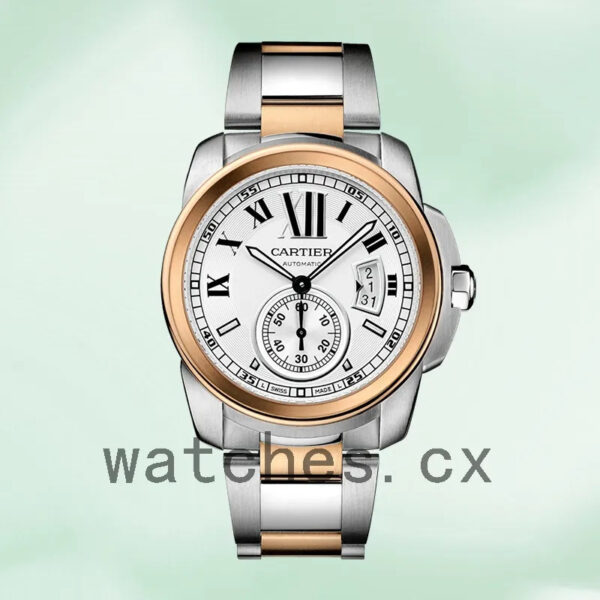 Cartier Calibre 42mm Men’s W7100036 Bracelet Automatic Replica Watches - Image 2