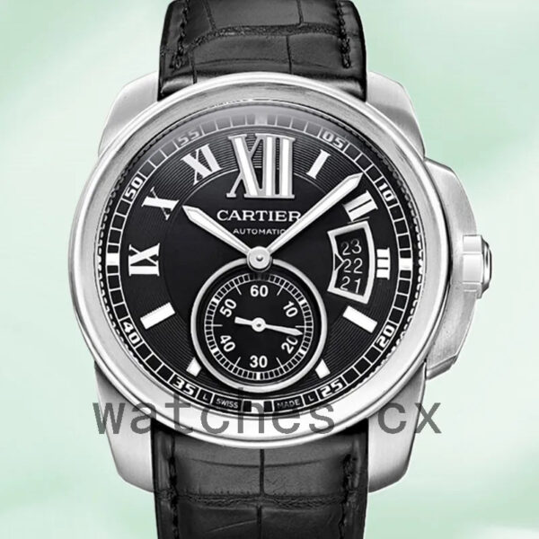 Cartier Calibre W7100041 42mm Men’s Automatic Silver-tone Replica Watches