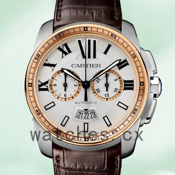 Cartier Calibre Men’s 42mm W7100043 Quartz Silver-tone Replica Watches